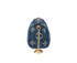 Louis Vuitton Denim Pouch, bottom view